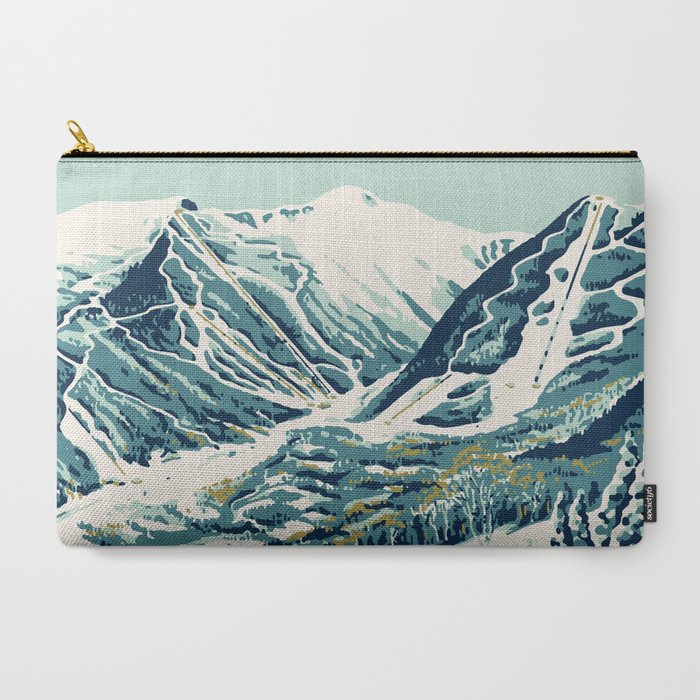 2021 Ski Stowe Vermont Vintage Poster  Carry All Pouch