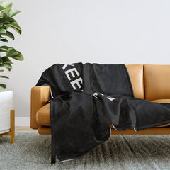 "KEEP OFF" Dark Edition Throw Blanket