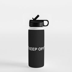 "KEEP OFF" Dark Edition Water Bottle