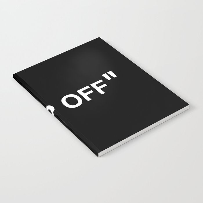 "KEEP OFF" Dark Edition Notebook