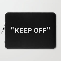 "KEEP OFF" Dark Edition Laptop Sleeve