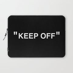 "KEEP OFF" Dark Edition Laptop Sleeve