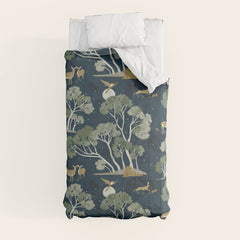 A Forest Awakens Full Moon Comforter