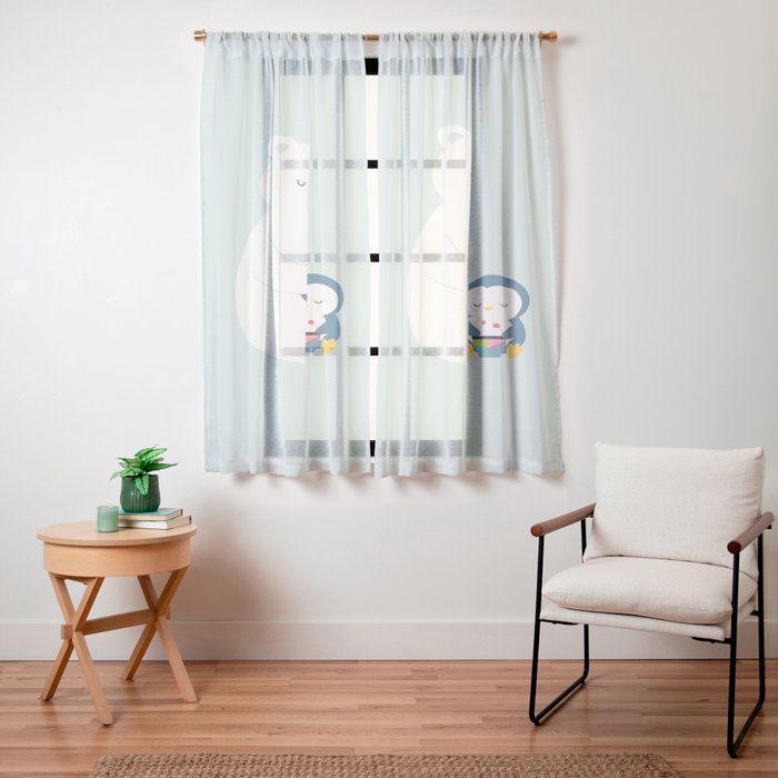 A Little Band Window Curtain