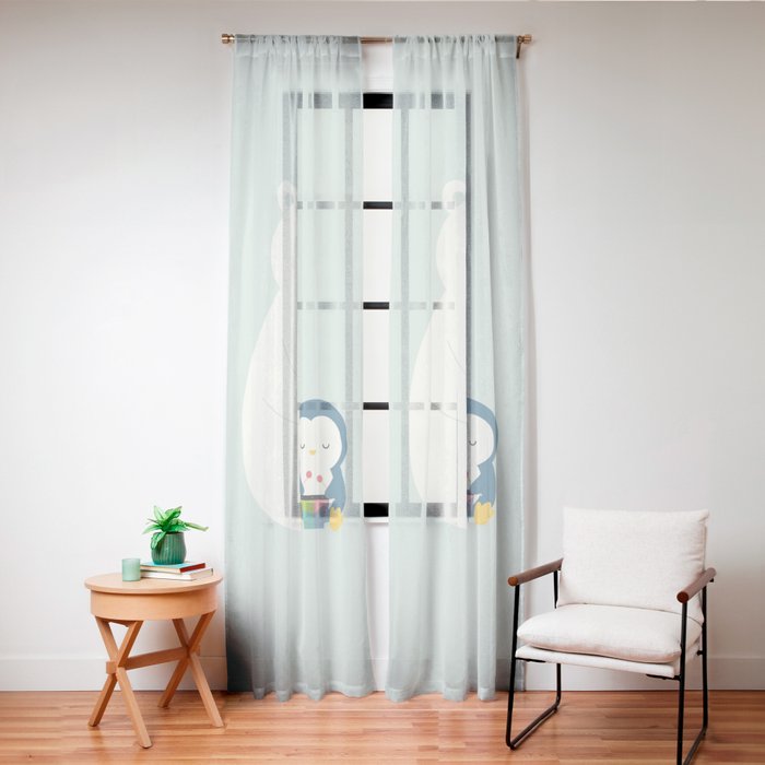A Little Band Window Curtain