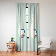 A Little Band Window Curtain