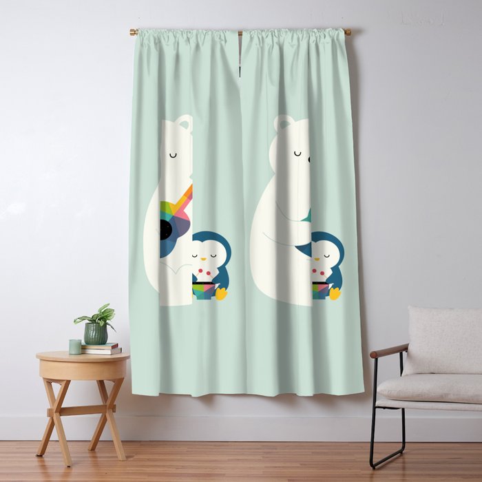 A Little Band Window Curtain