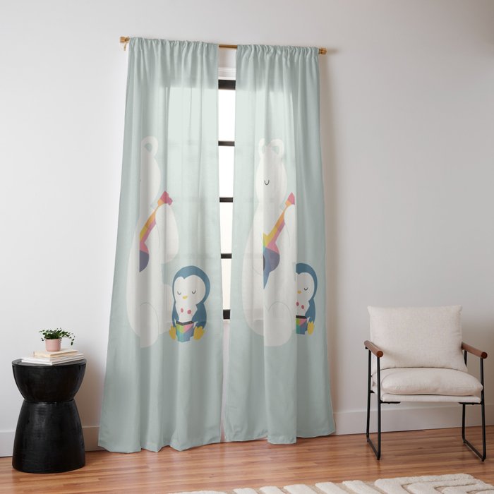 A Little Band Window Curtain