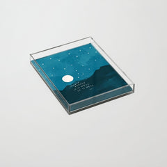 "Inhale Exhale It is Well It Is Well" Acrylic Tray