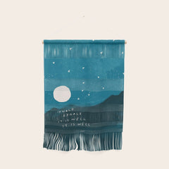 "Inhale Exhale It is Well It Is Well" Wall Hanging