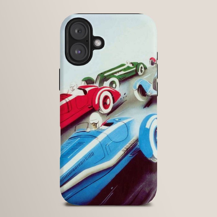 1932 Vintage 24 Hours of Le Mans French Auto Racing Wall Decor iPhone Case
