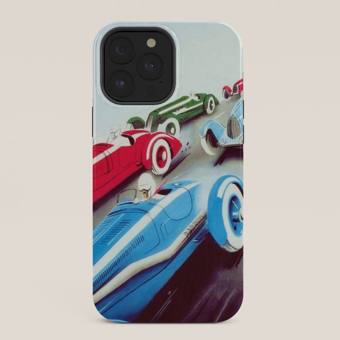 1932 Vintage 24 Hours of Le Mans French Auto Racing Wall Decor iPhone Case
