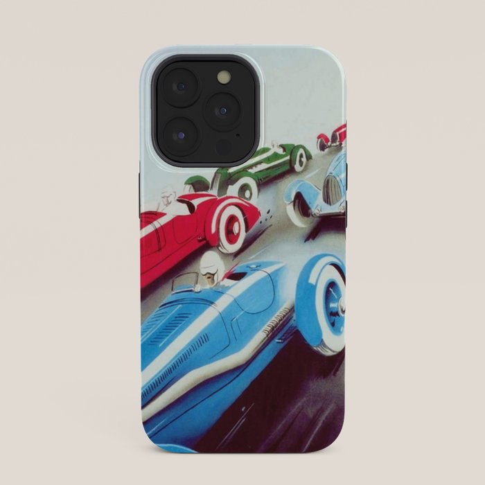 1932 Vintage 24 Hours of Le Mans French Auto Racing Wall Decor iPhone Case