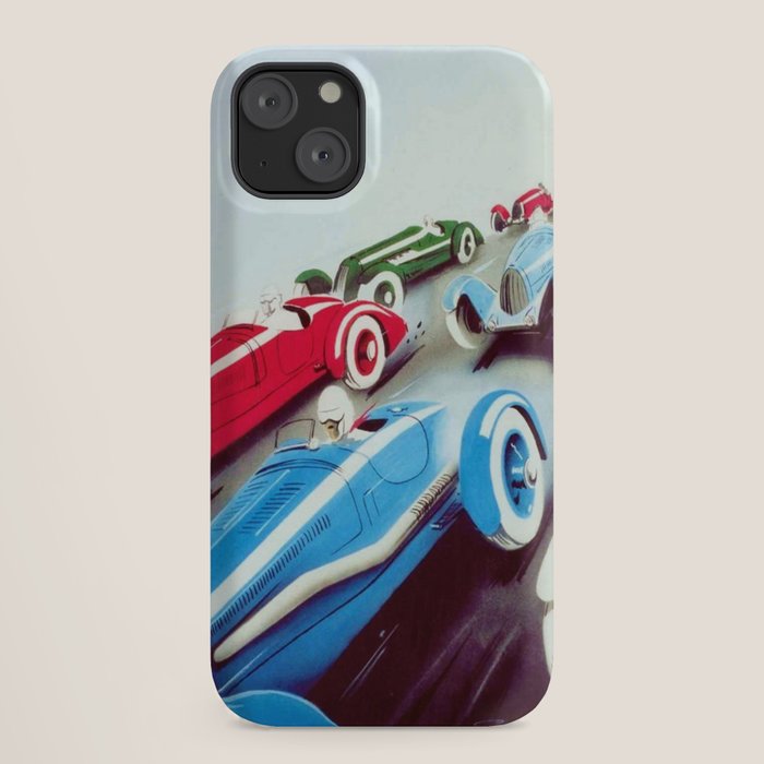 1932 Vintage 24 Hours of Le Mans French Auto Racing Wall Decor iPhone Case