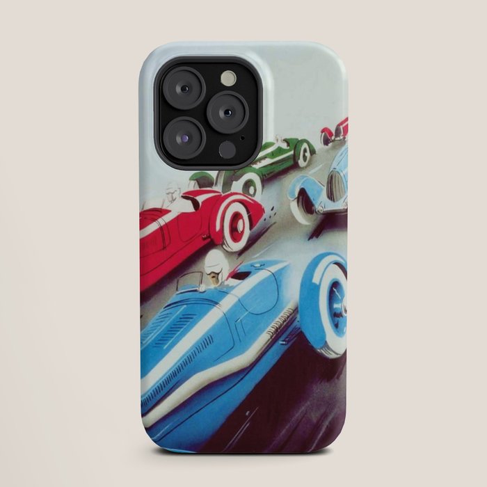 1932 Vintage 24 Hours of Le Mans French Auto Racing Wall Decor iPhone Case