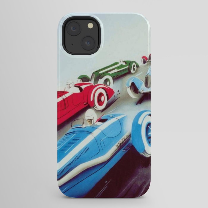 1932 Vintage 24 Hours of Le Mans French Auto Racing Wall Decor iPhone Case