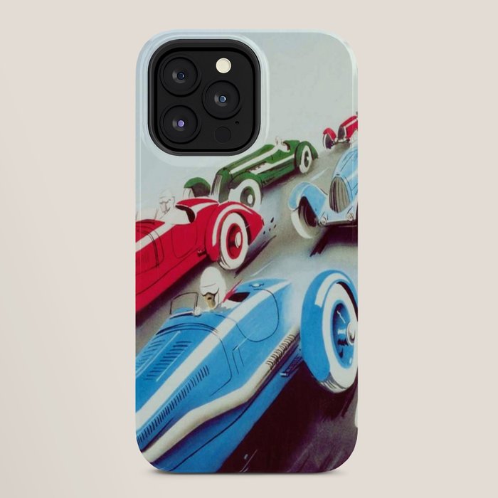 1932 Vintage 24 Hours of Le Mans French Auto Racing Wall Decor iPhone Case