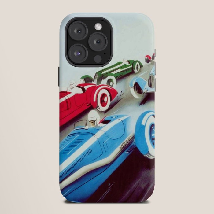 1932 Vintage 24 Hours of Le Mans French Auto Racing Wall Decor iPhone Case