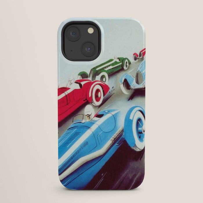 1932 Vintage 24 Hours of Le Mans French Auto Racing Wall Decor iPhone Case