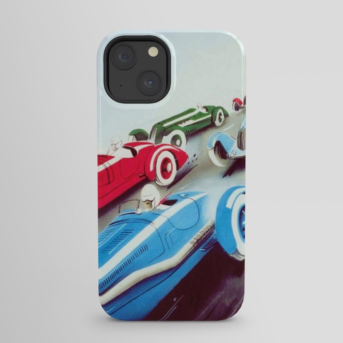 1932 Vintage 24 Hours of Le Mans French Auto Racing Wall Decor iPhone Case