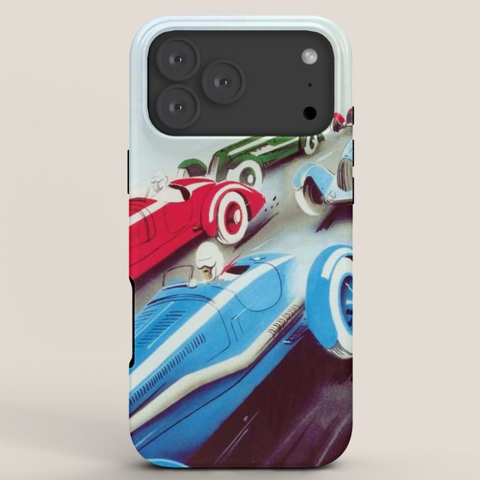 1932 Vintage 24 Hours of Le Mans French Auto Racing Wall Decor iPhone Case