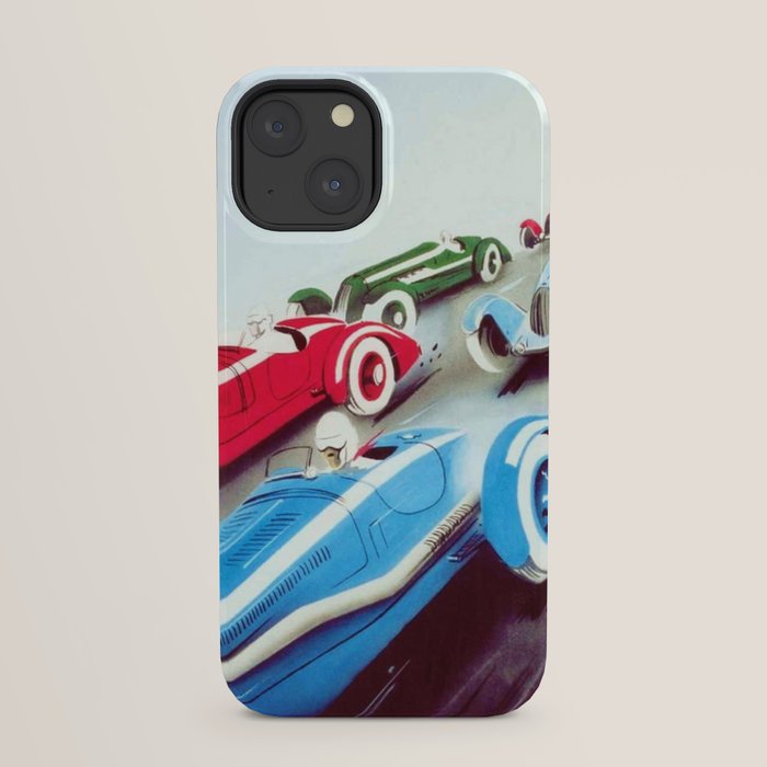 1932 Vintage 24 Hours of Le Mans French Auto Racing Wall Decor iPhone Case