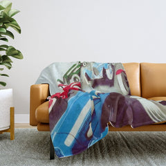 1932 Vintage 24 Hours of Le Mans French Auto Racing Wall Decor Throw Blanket
