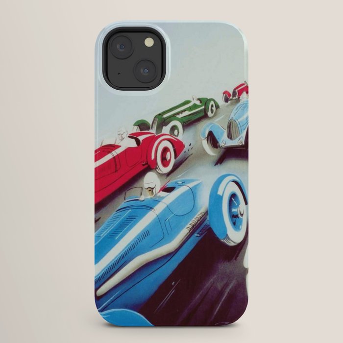 1932 Vintage 24 Hours of Le Mans French Auto Racing Wall Decor iPhone Case