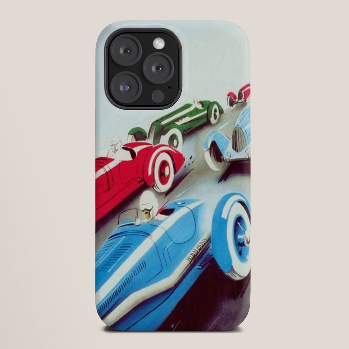 1932 Vintage 24 Hours of Le Mans French Auto Racing Wall Decor iPhone Case