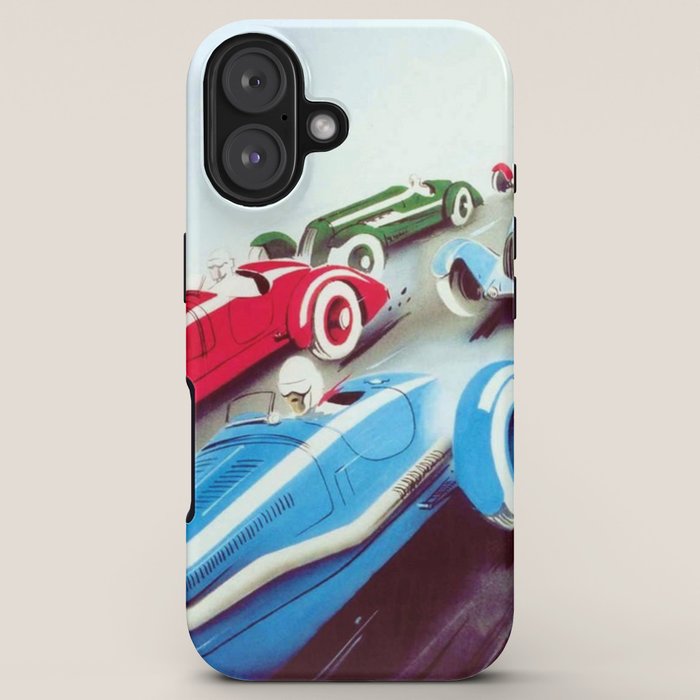 1932 Vintage 24 Hours of Le Mans French Auto Racing Wall Decor iPhone Case
