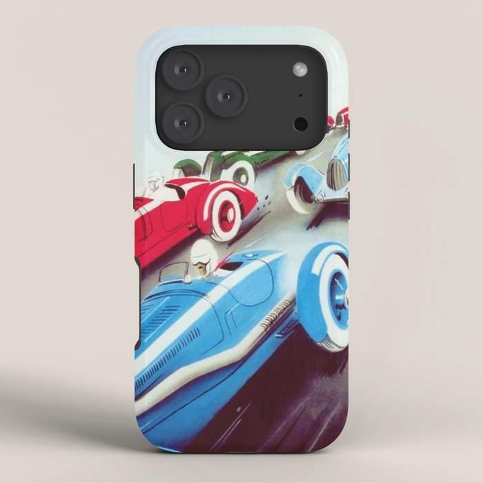1932 Vintage 24 Hours of Le Mans French Auto Racing Wall Decor iPhone Case