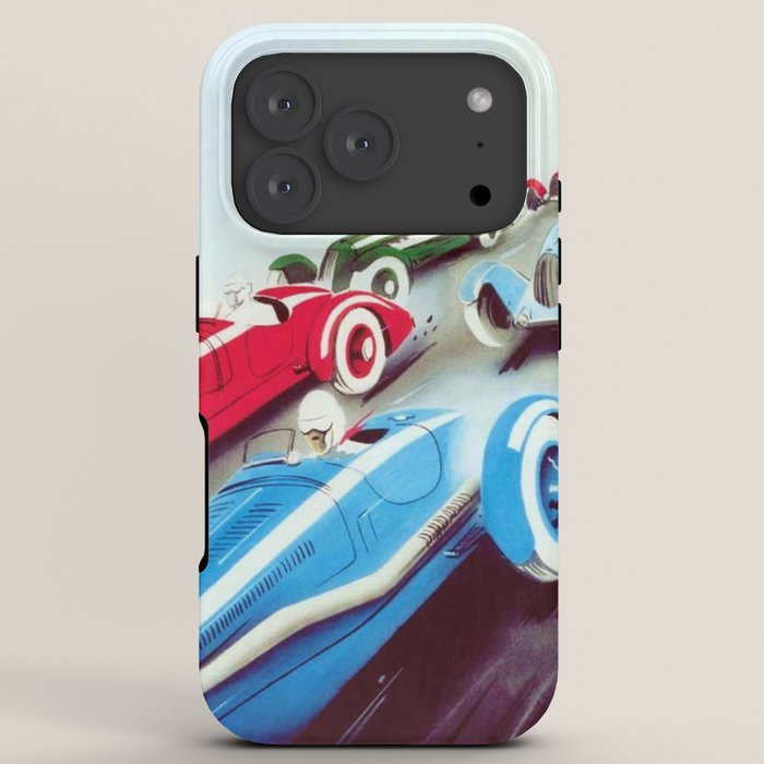 1932 Vintage 24 Hours of Le Mans French Auto Racing Wall Decor iPhone Case