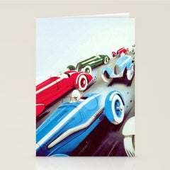 1932 Vintage 24 Hours of Le Mans French Auto Racing Wall Decor Stationery Card