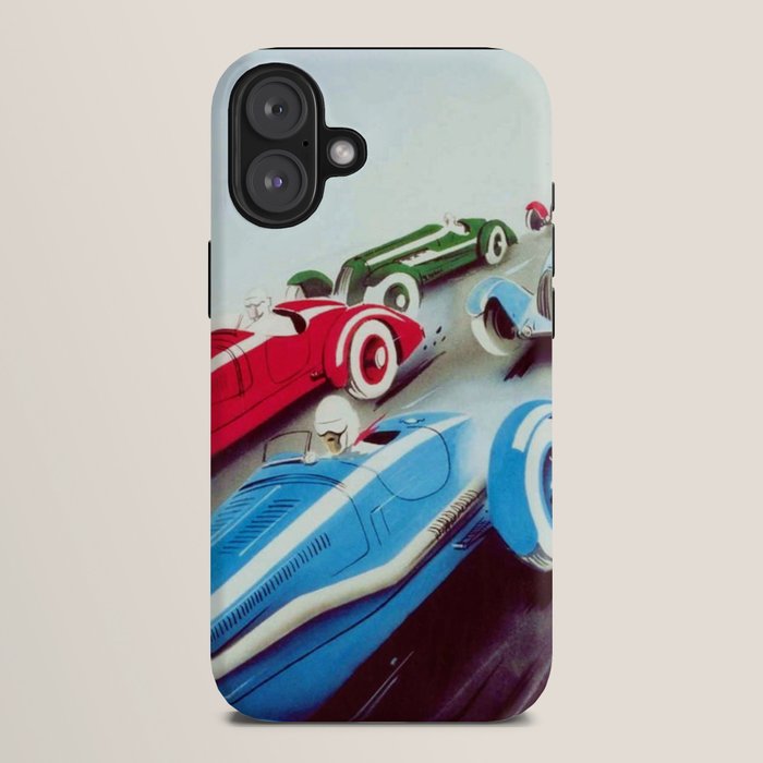 1932 Vintage 24 Hours of Le Mans French Auto Racing Wall Decor iPhone Case