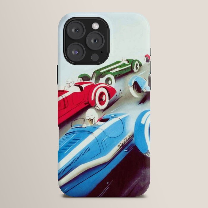1932 Vintage 24 Hours of Le Mans French Auto Racing Wall Decor iPhone Case