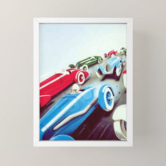 1932 Vintage 24 Hours of Le Mans French Auto Racing Wall Decor Mini Art Print