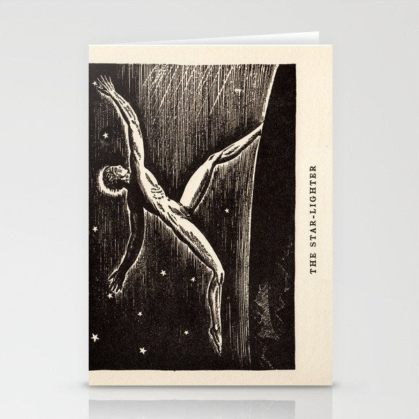 "The Star-lighter" by Rockwell Kent (1919) Stationery Card
