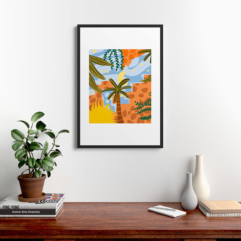 A Beautiful Day Begins With A Beautiful Mindset Framed Art Print