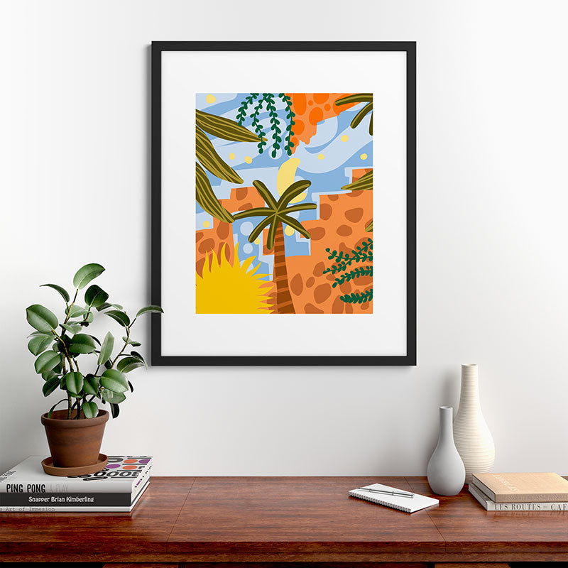 A Beautiful Day Begins With A Beautiful Mindset Framed Art Print