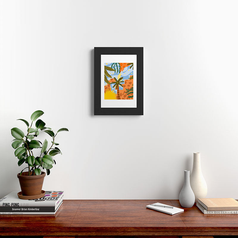 A Beautiful Day Begins With A Beautiful Mindset Framed Art Print