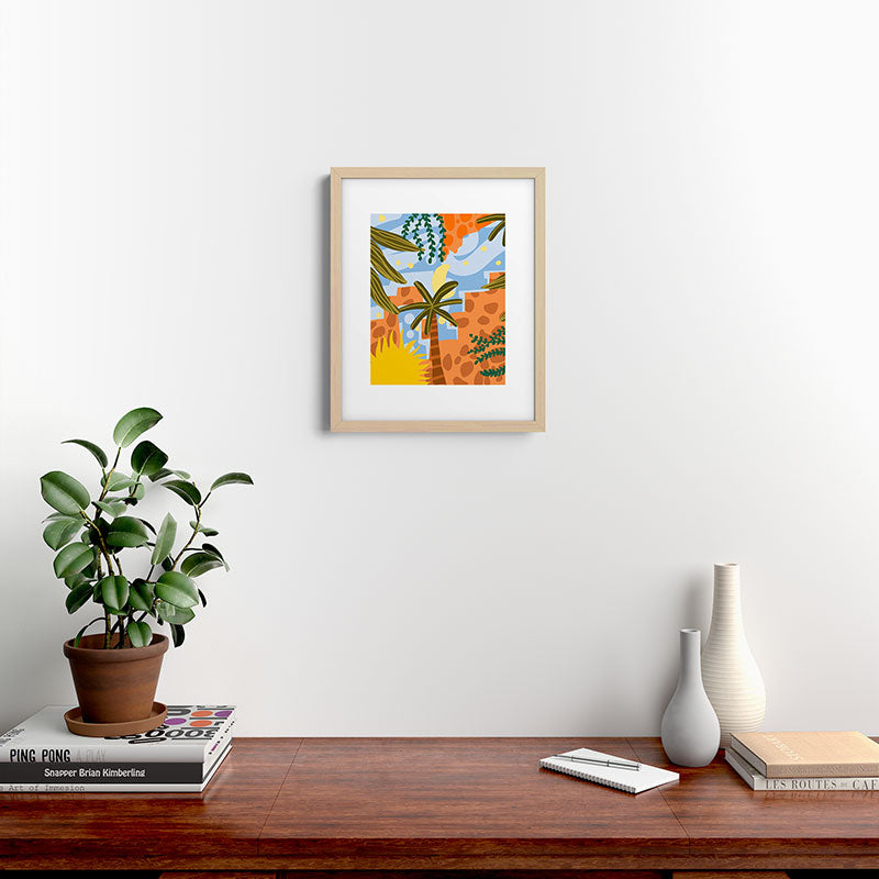 A Beautiful Day Begins With A Beautiful Mindset Framed Art Print