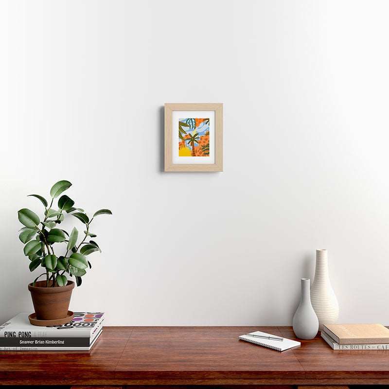 A Beautiful Day Begins With A Beautiful Mindset Framed Art Print