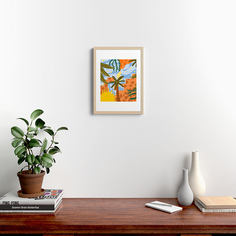 A Beautiful Day Begins With A Beautiful Mindset Framed Art Print