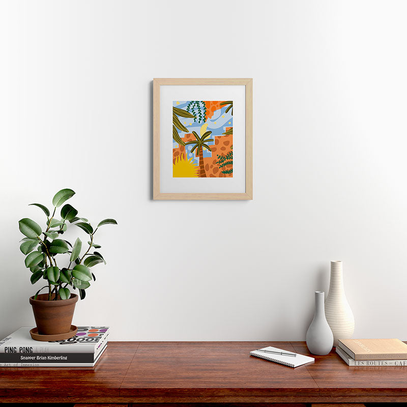 A Beautiful Day Begins With A Beautiful Mindset Framed Art Print