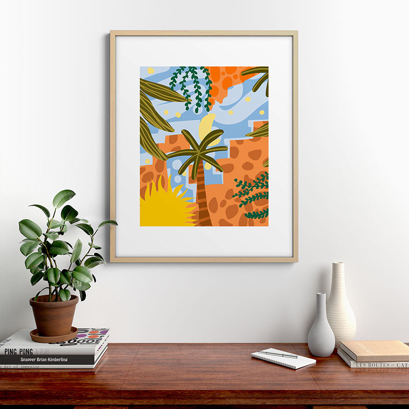 A Beautiful Day Begins With A Beautiful Mindset Framed Art Print
