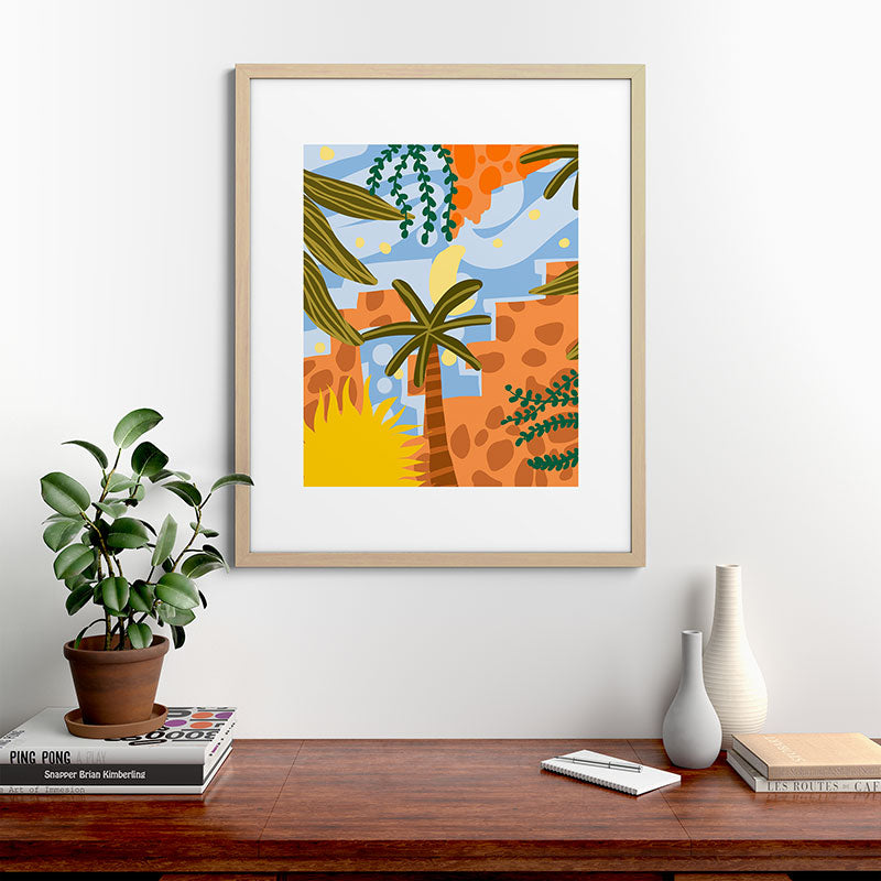 A Beautiful Day Begins With A Beautiful Mindset Framed Art Print