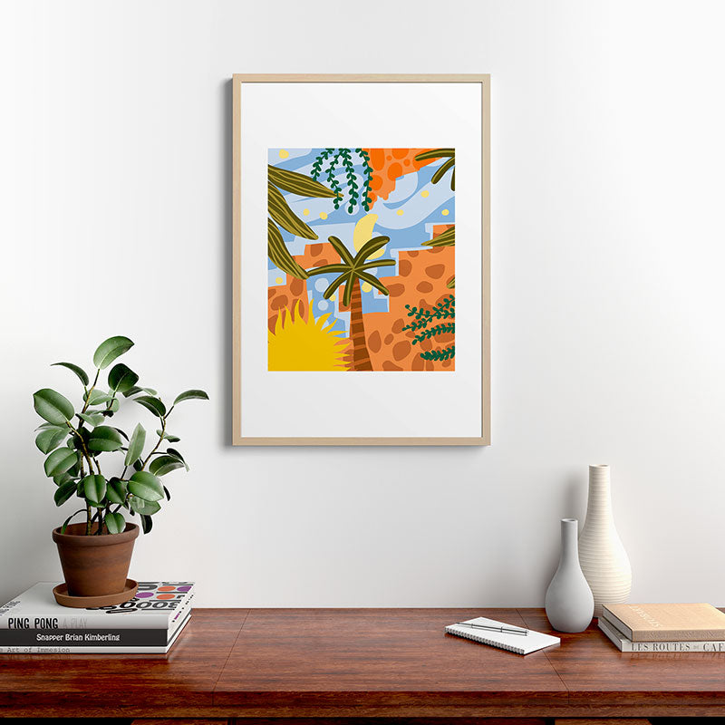 A Beautiful Day Begins With A Beautiful Mindset Framed Art Print