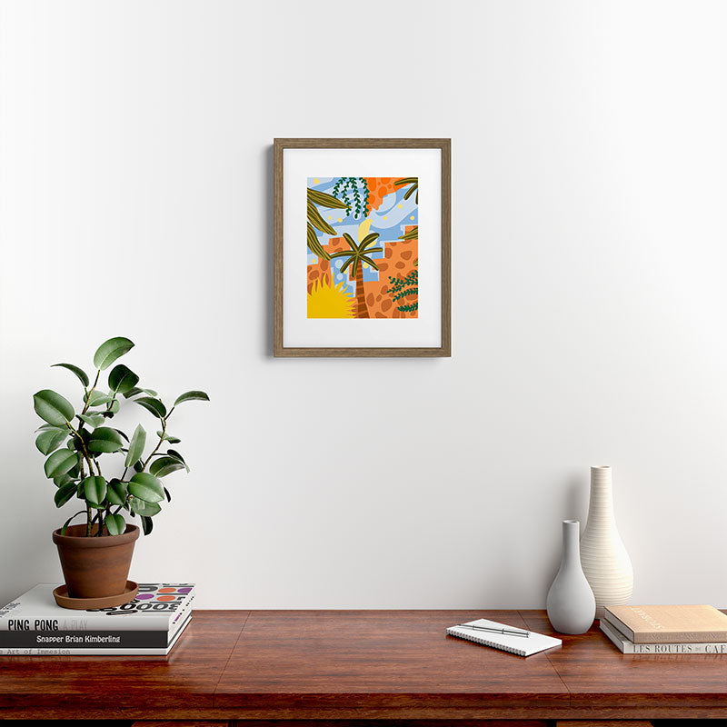 A Beautiful Day Begins With A Beautiful Mindset Framed Art Print