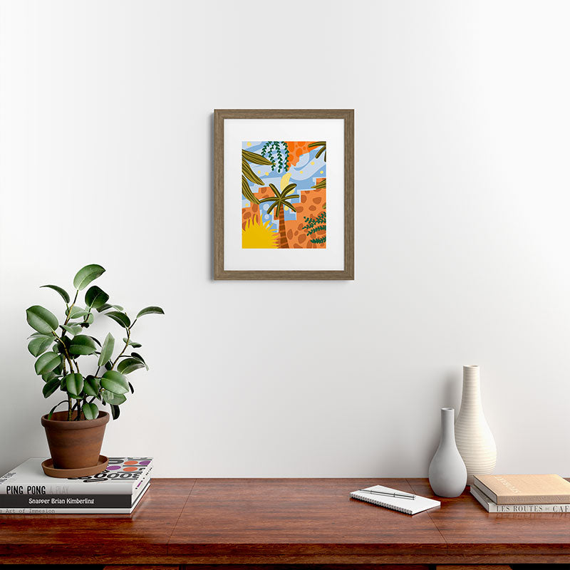 A Beautiful Day Begins With A Beautiful Mindset Framed Art Print