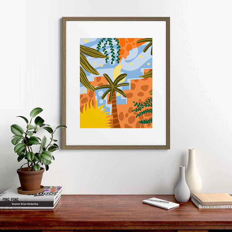 A Beautiful Day Begins With A Beautiful Mindset Framed Art Print